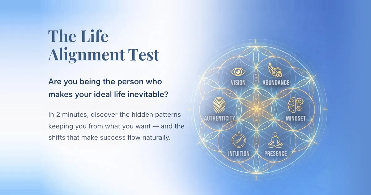 The Life Alignment Test™ | Derek Rydall